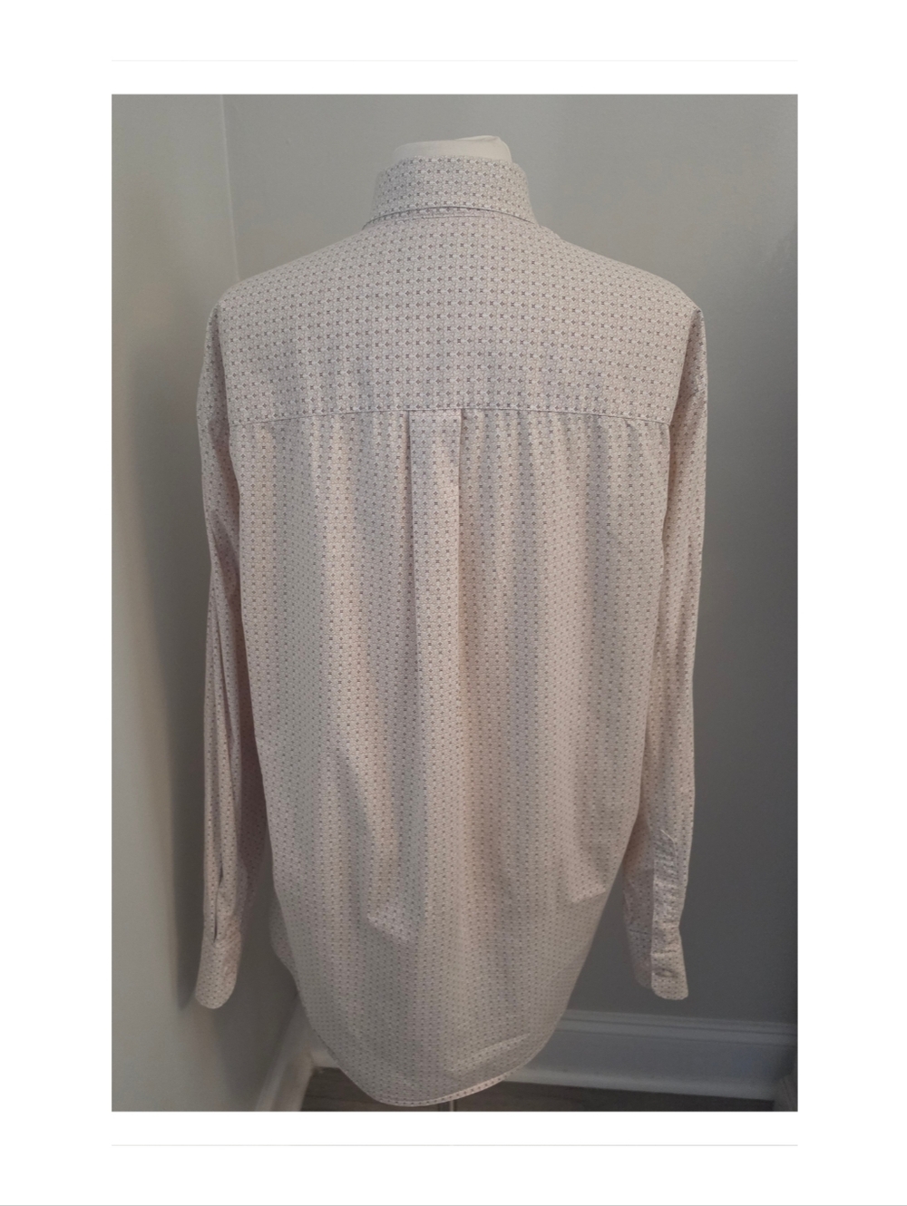 Wrangler George Strait Collection Western Button‑Down Shirt Large Beige Pattern - Picture 5 of 8